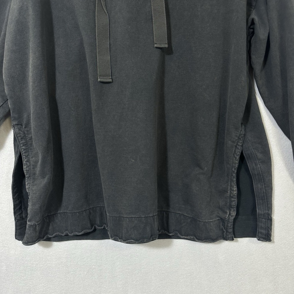 Aerie Sweatshirt Sunwashed Desert Hoodie Oversized Smoked Gray Women's Large - Picture 3 of 8